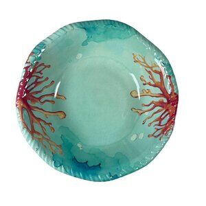 Coral Ocean Theme Melamine Bowls Set of 4